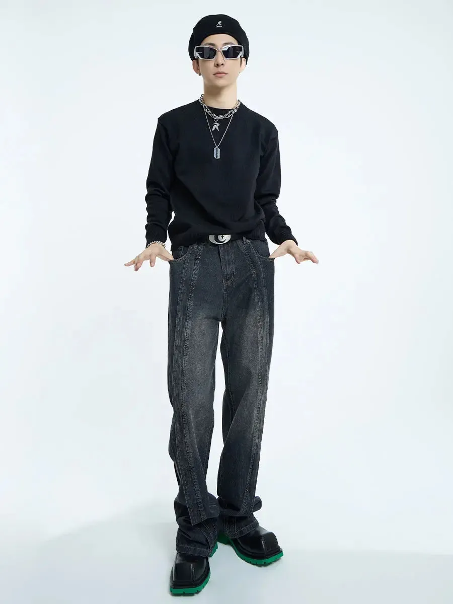 【23s September.】Hip-Hop Relaxed Straight Jeans