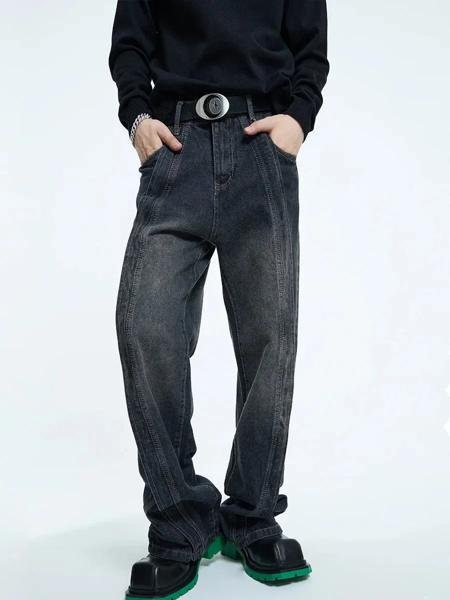 【23s September.】Hip-Hop Relaxed Straight Jeans