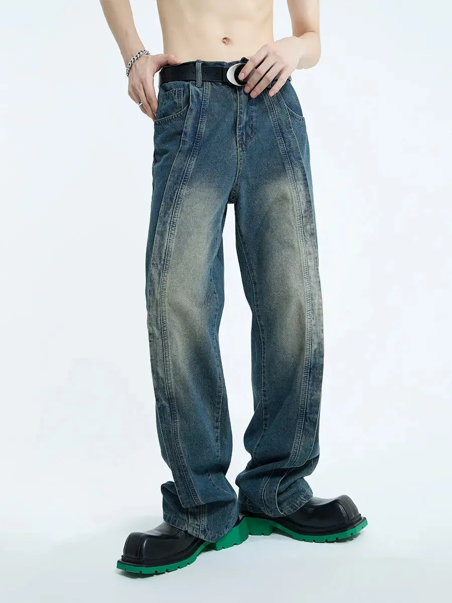 【23s September.】Hip-Hop Relaxed Straight Jeans