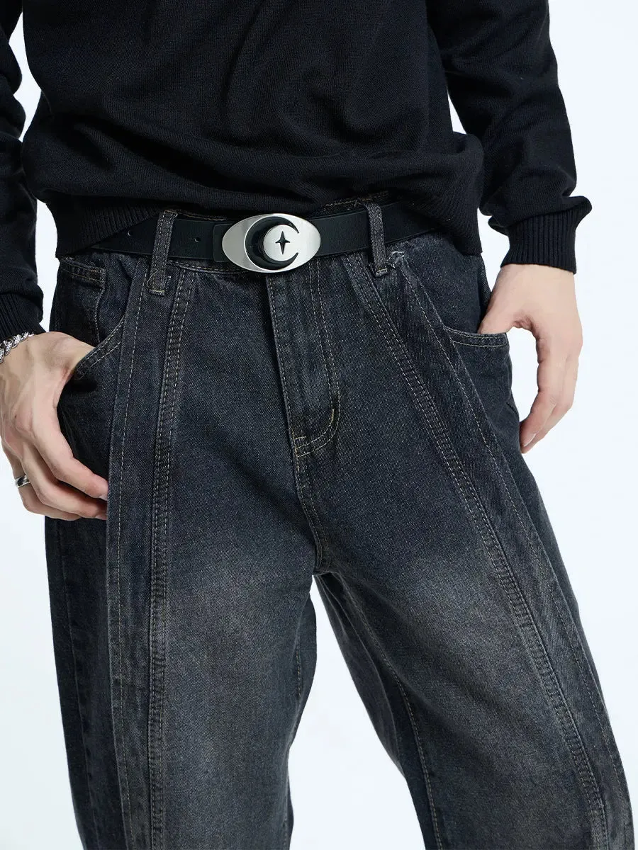 【23s September.】Hip-Hop Relaxed Straight Jeans