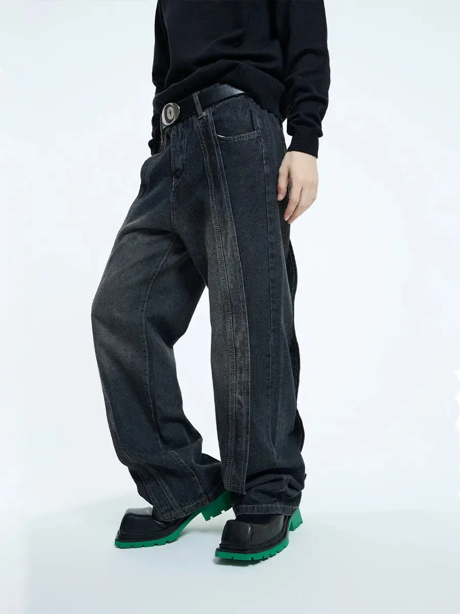 【23s September.】Hip-Hop Relaxed Straight Jeans