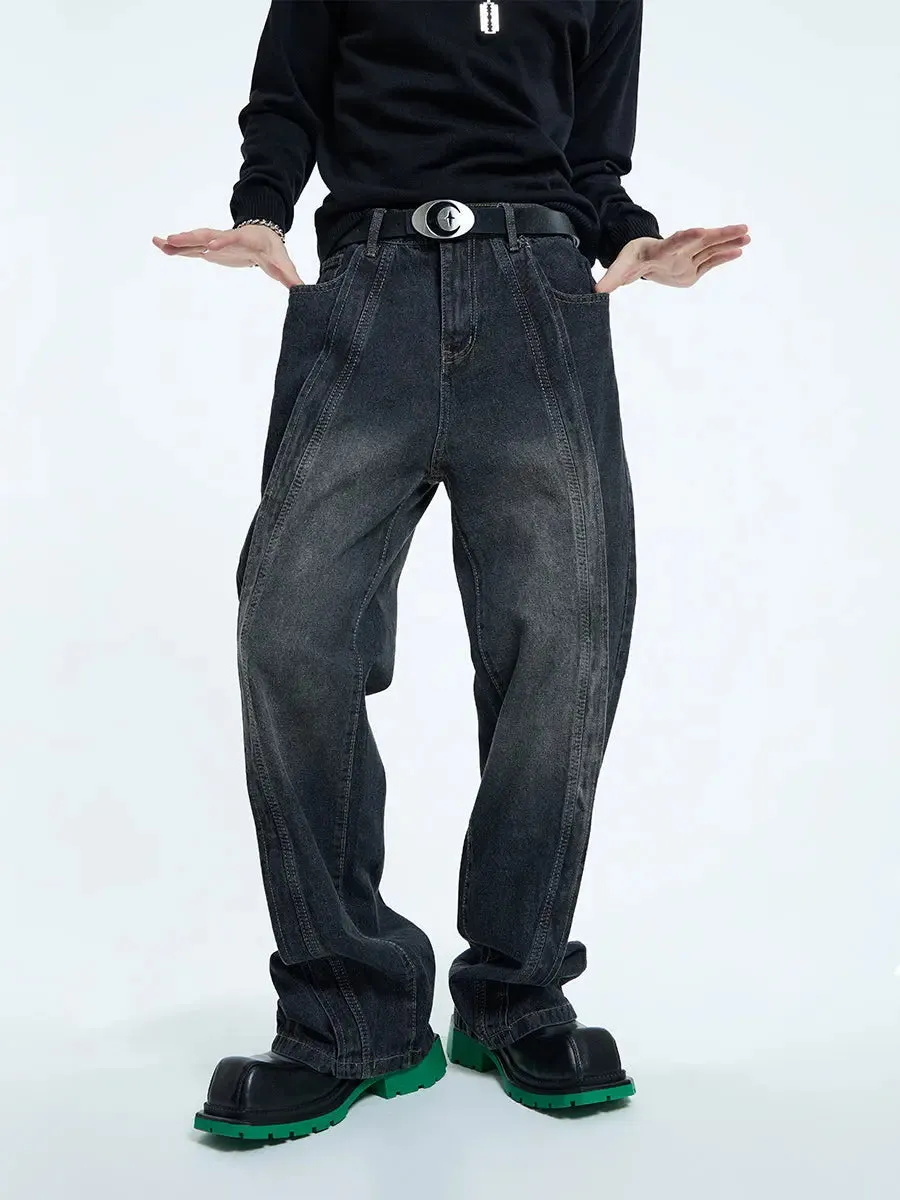 【23s September.】Hip-Hop Relaxed Straight Jeans