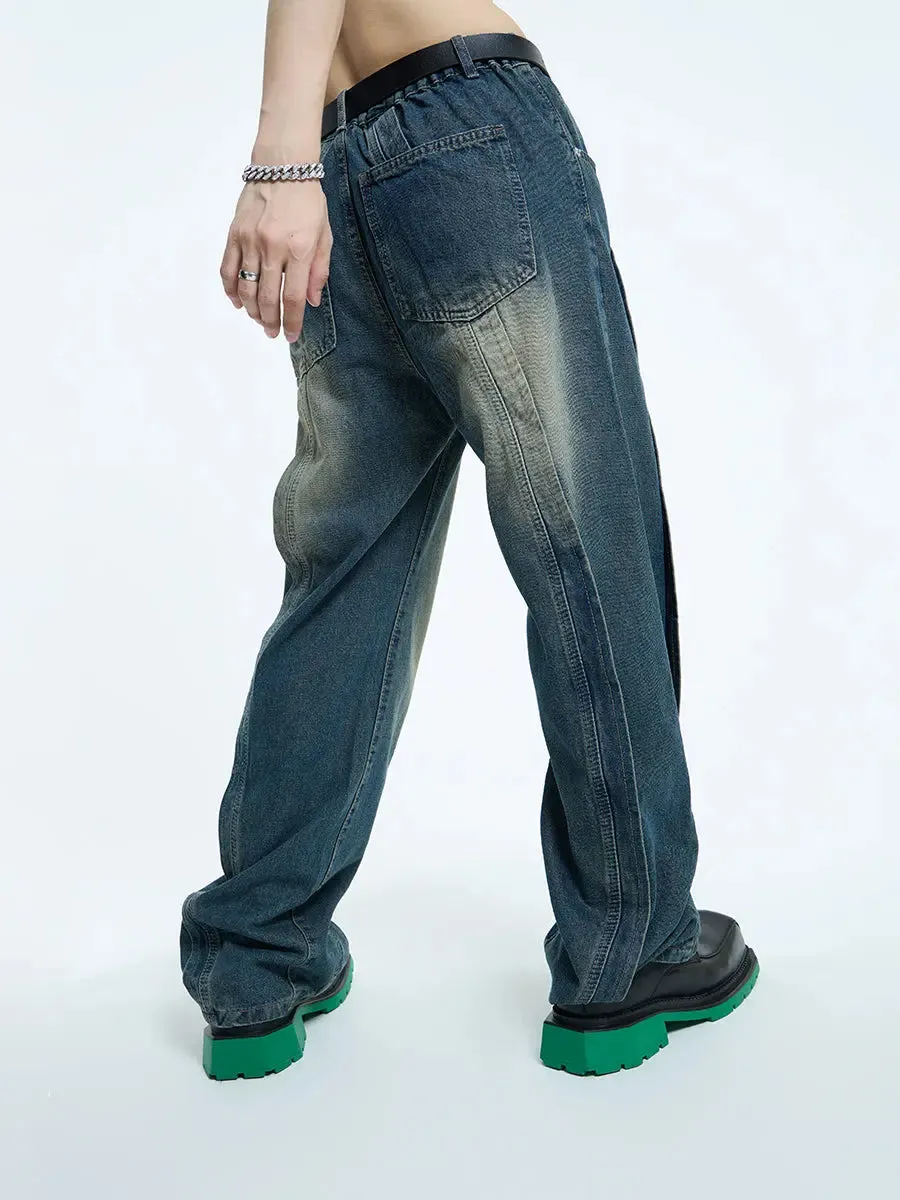 【23s September.】Hip-Hop Relaxed Straight Jeans