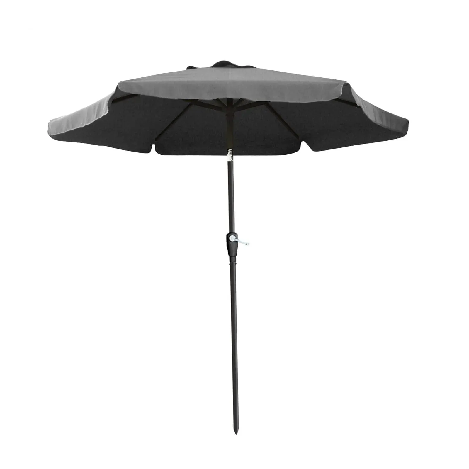 2.4m Garden Parasol Sun Shade with Crank LIft and Tilt Function