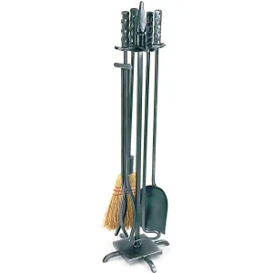 5 Piece Wright Design Fireplace Tool Set