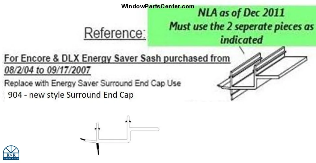 904 - New Style Surround End Cap