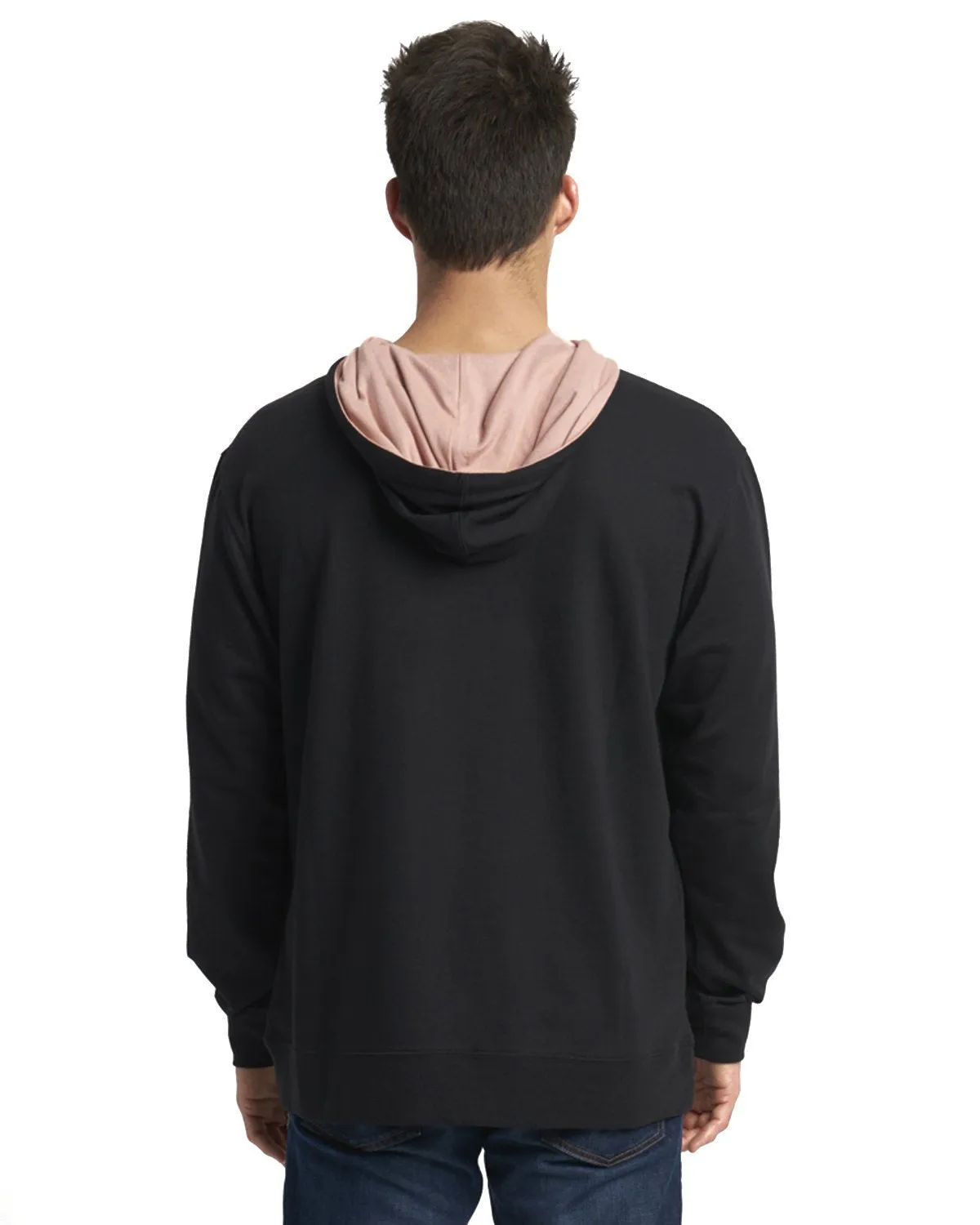 9301-Next Level Apparel-BLACK/ DESRT PNK