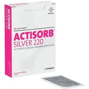 ACTISORB Silver Antimicrobial Dressing 2-1/2" x 3-3/4"