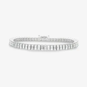 Baguette Cut Classic Diamond Tennis Bracelet