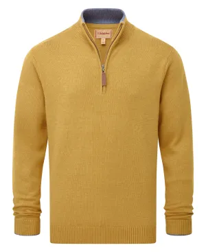 Blair 1/4 Zip Jumper - Mustard