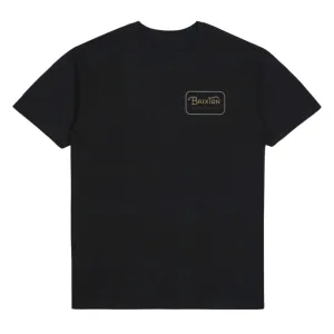 Brixton Grade T-Shirt - Black/Tobacco/Blue