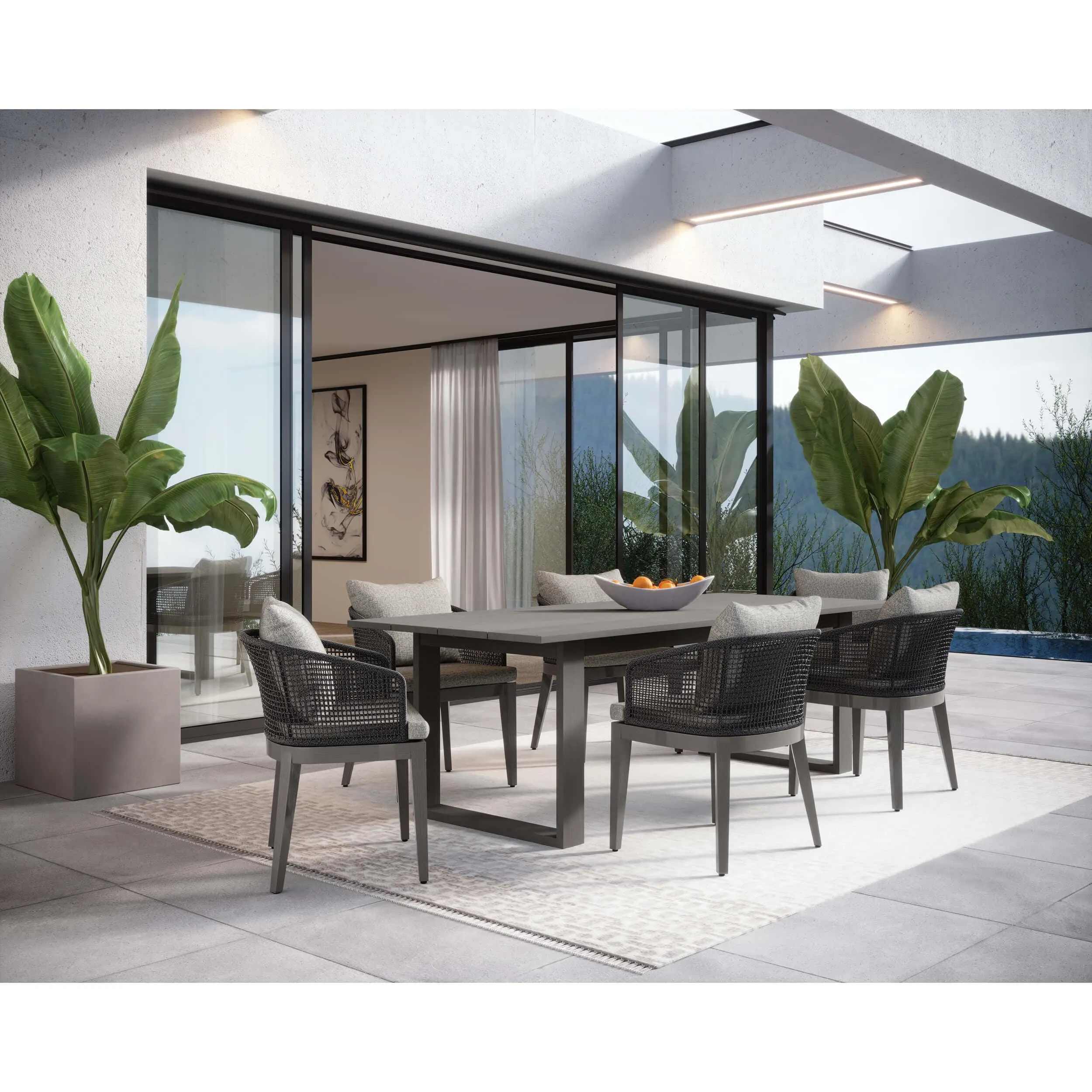 Capri Arm Chair, Gracebay Grey