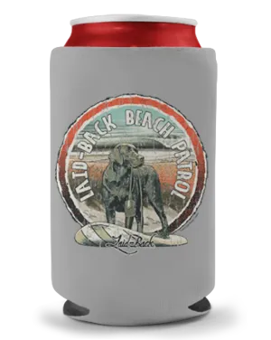 Chadwick Lab Beach Patrol Koozie