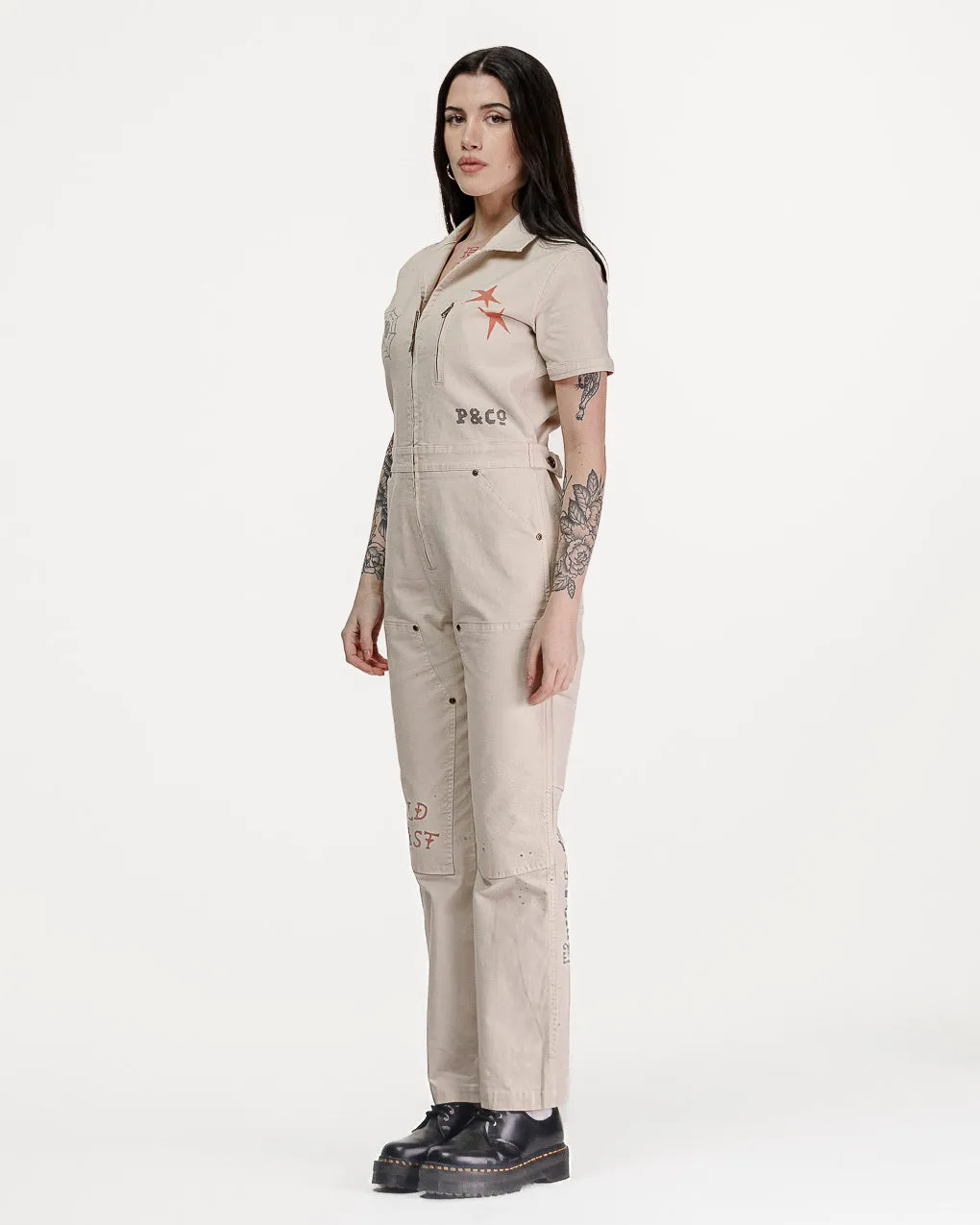 Chaos Carpenter Boilersuit - Vintage Bone