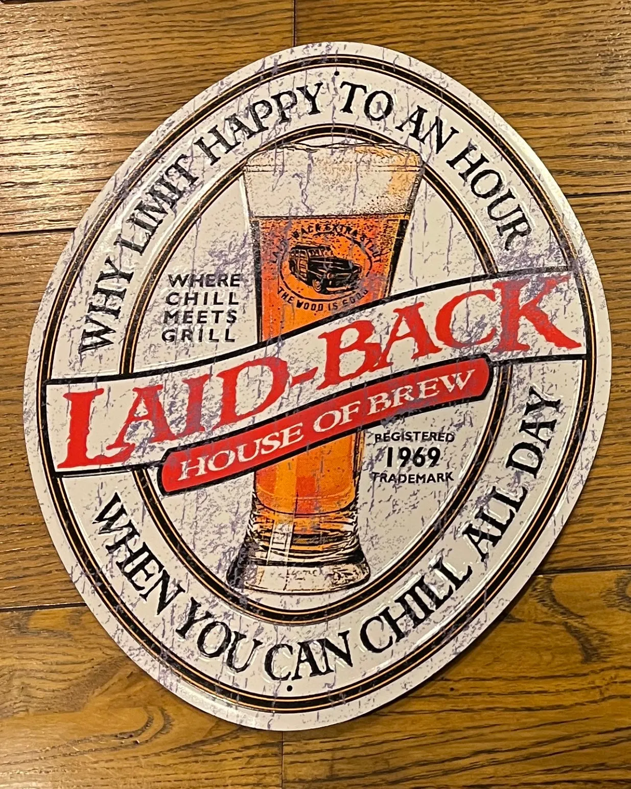 Cornet Beer Embossed Metal Sign