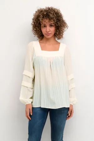 Cream Amanda Blouse