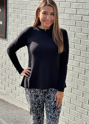 Crew Swing Top in Black