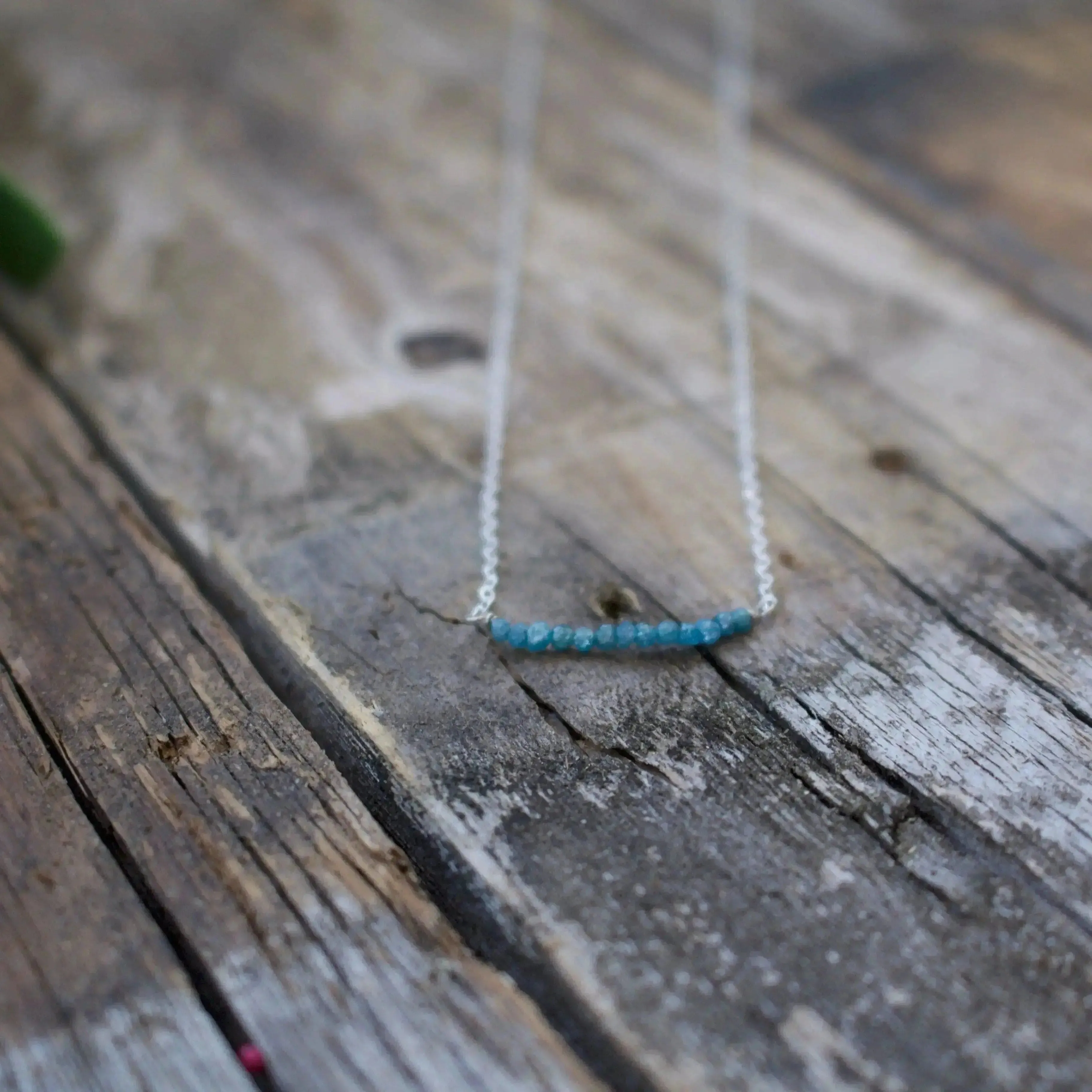 Diamonds In The Raw Sterling Silver Necklace