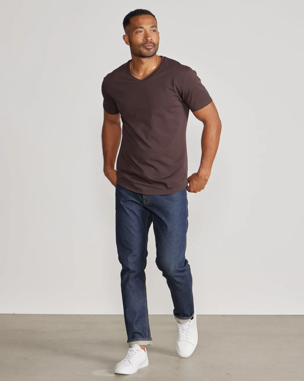 Drop-Cut V-Neck: LUX <!-- Size XXXL -->