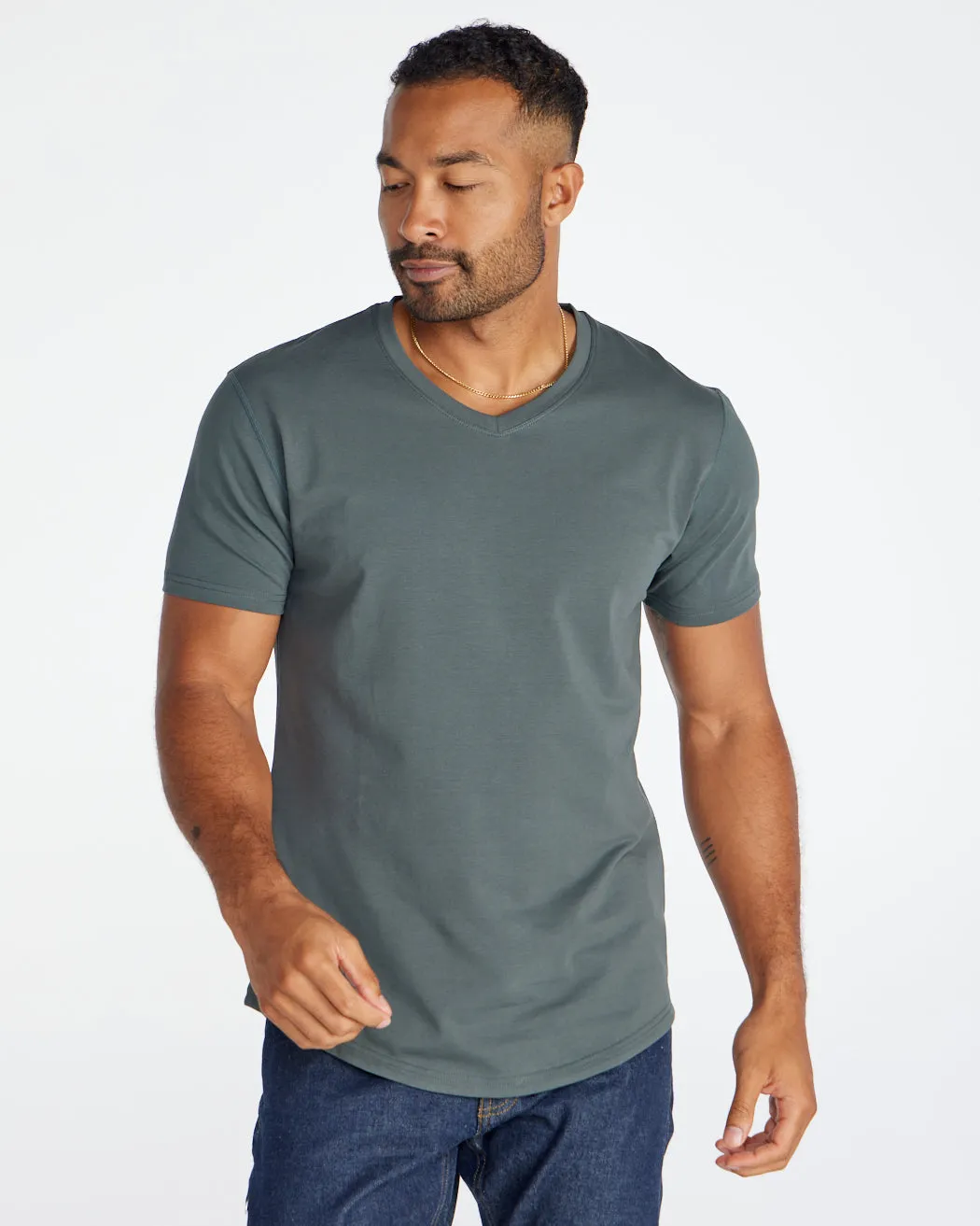 Drop-Cut V-Neck: LUX <!-- Size XXXL -->