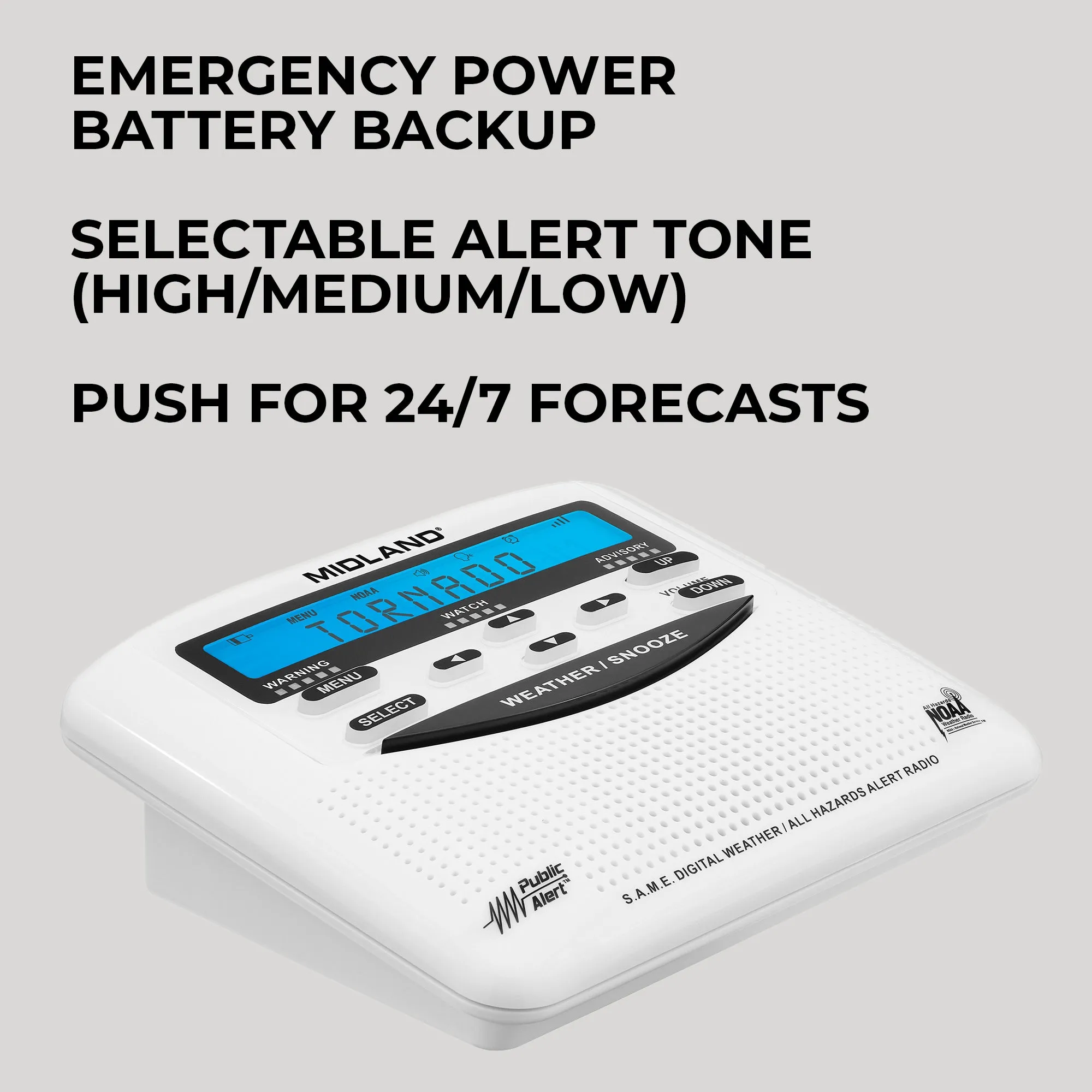 E Ready® NOAA Weather Alert Radio - WR120