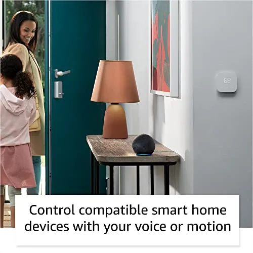 Echo Dot (5th Gen, 2022 Release) in Charcoal bundle with TP-Link Kasa Smart Color Bulb