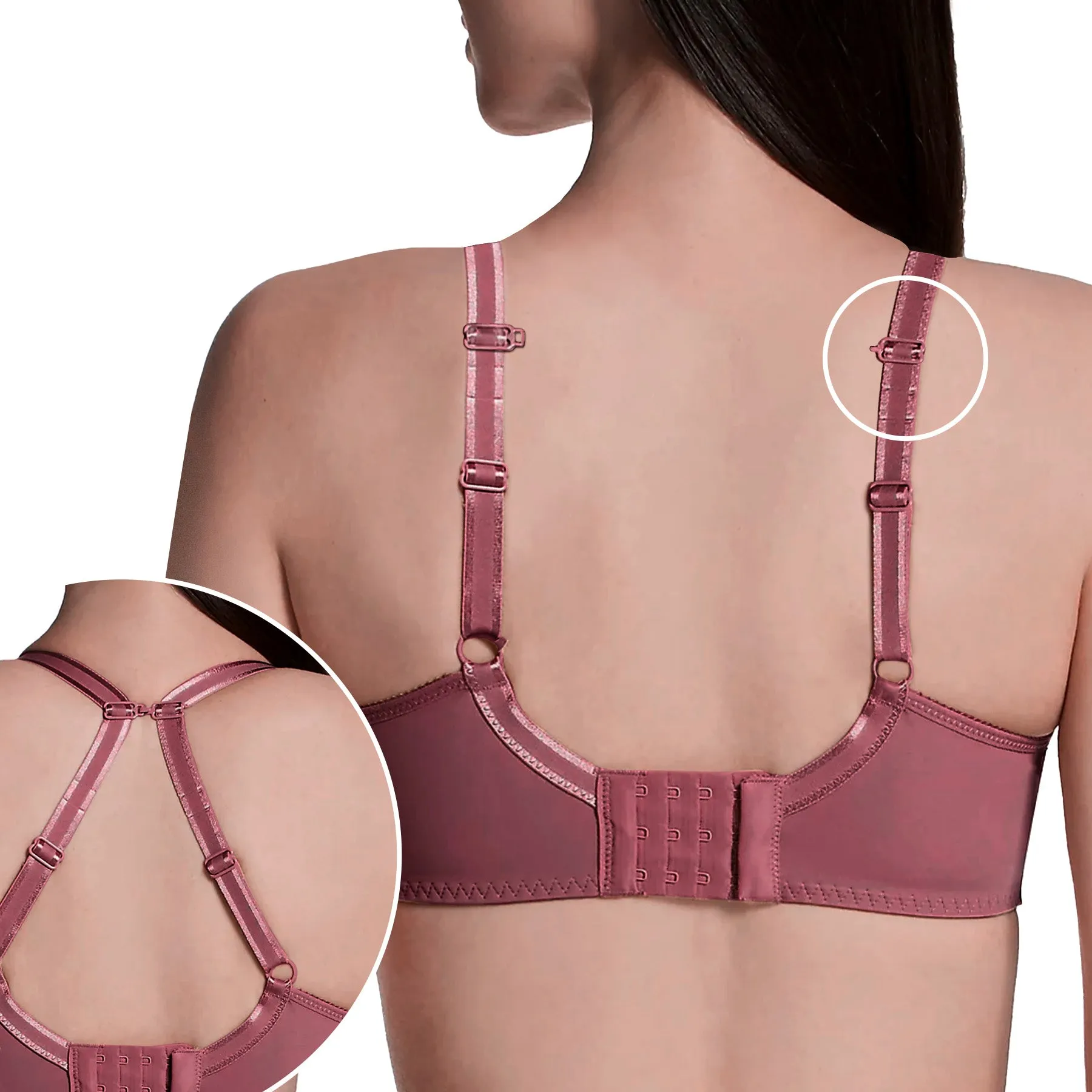 Elise Moulded Underwire Bra B1812 - Canyon Rose