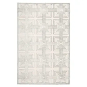 Fables Rug in Cream/Silver