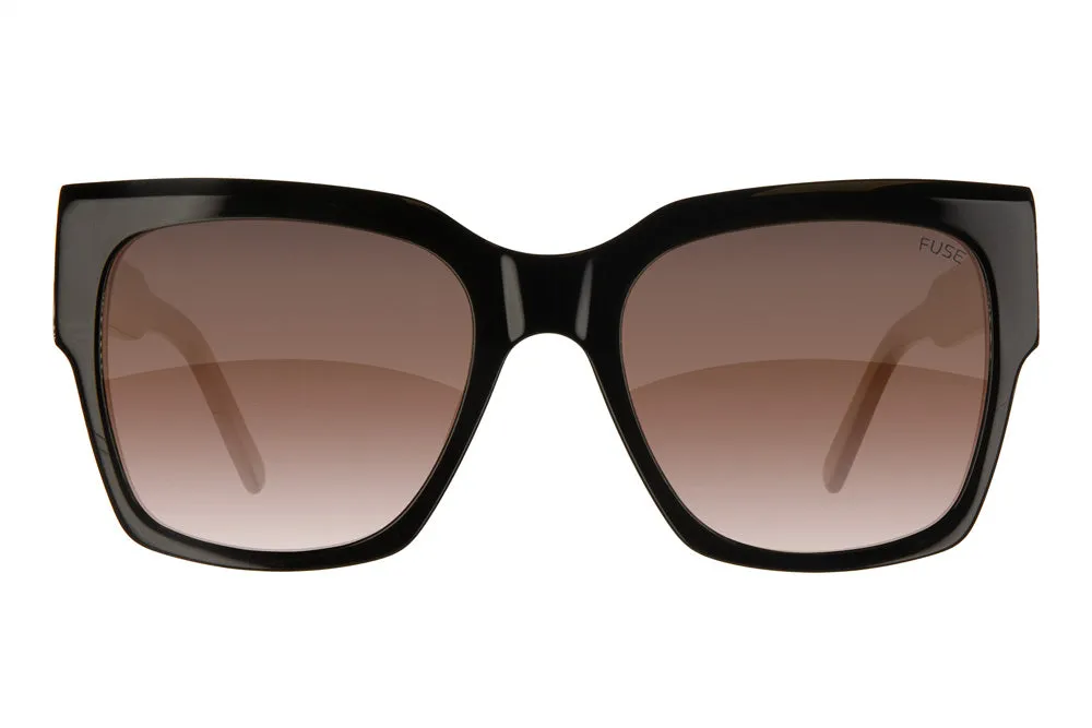 Fuse Amelia Sunglasses | Gloss Black