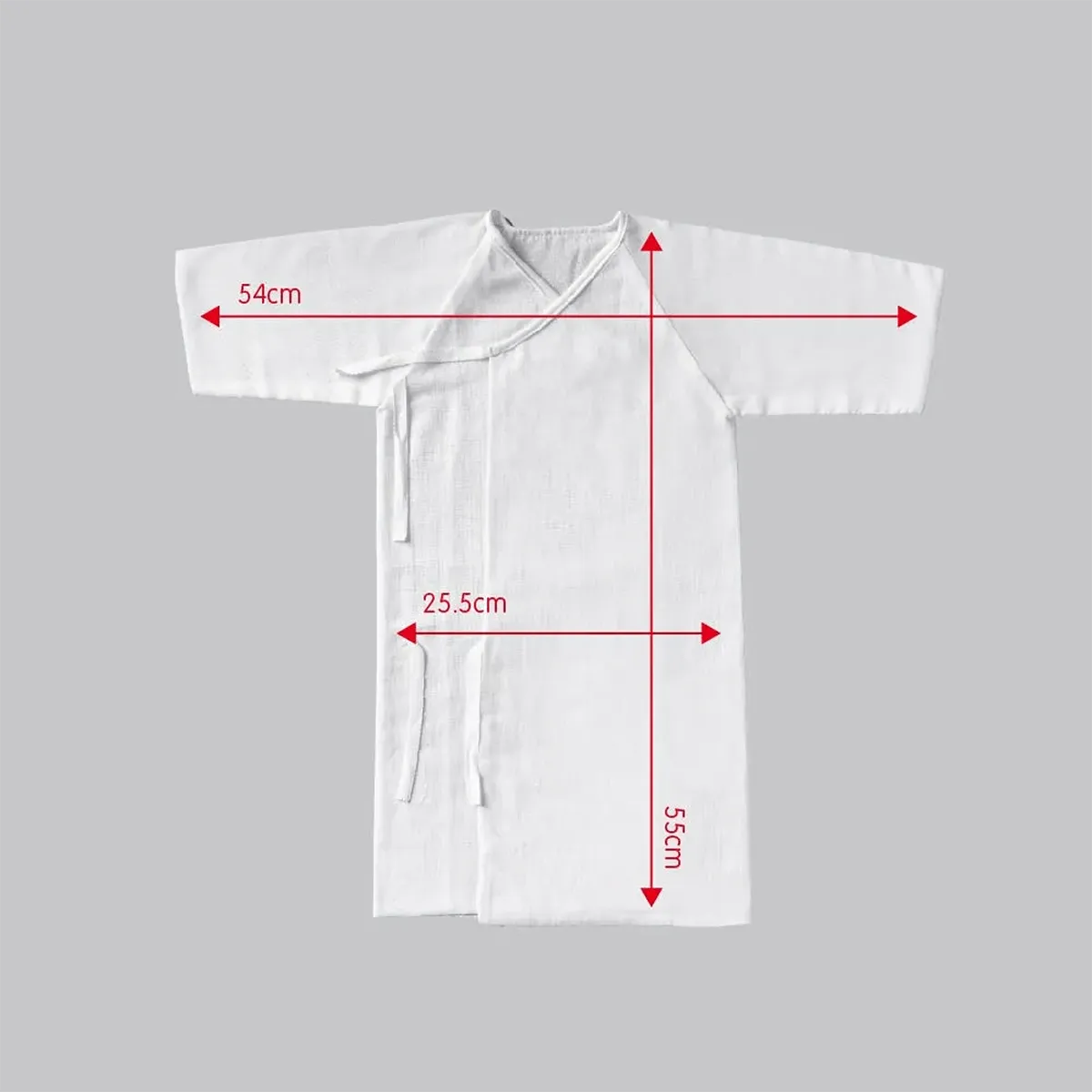 Gauze Long Undershirt 2 pcs (0-9 months)