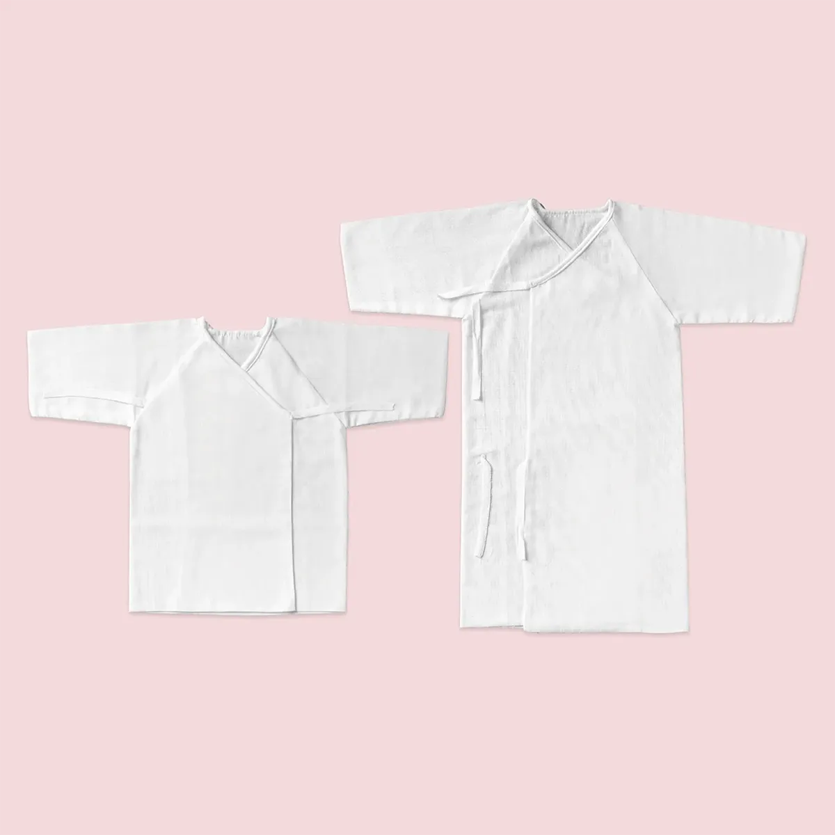 Gauze Short Undershirt 2 pcs (0-9 months)