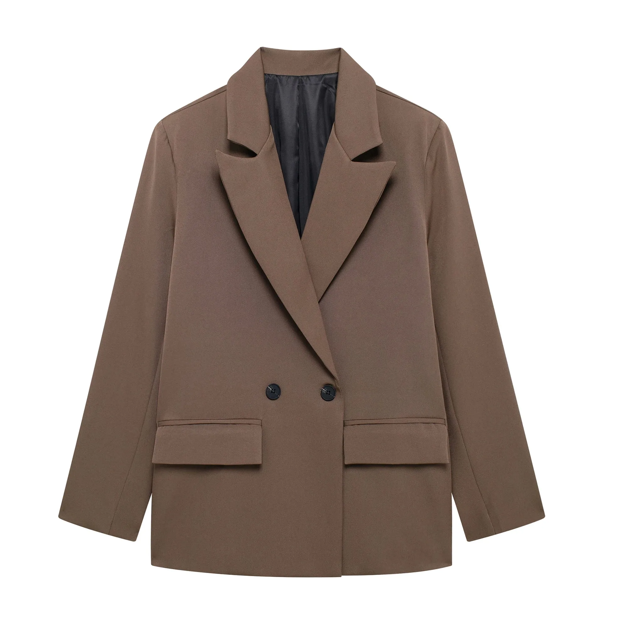 Harper Double-Breasted Suit Jacket  Chic Office Wear & Smart Casual Style Blazer