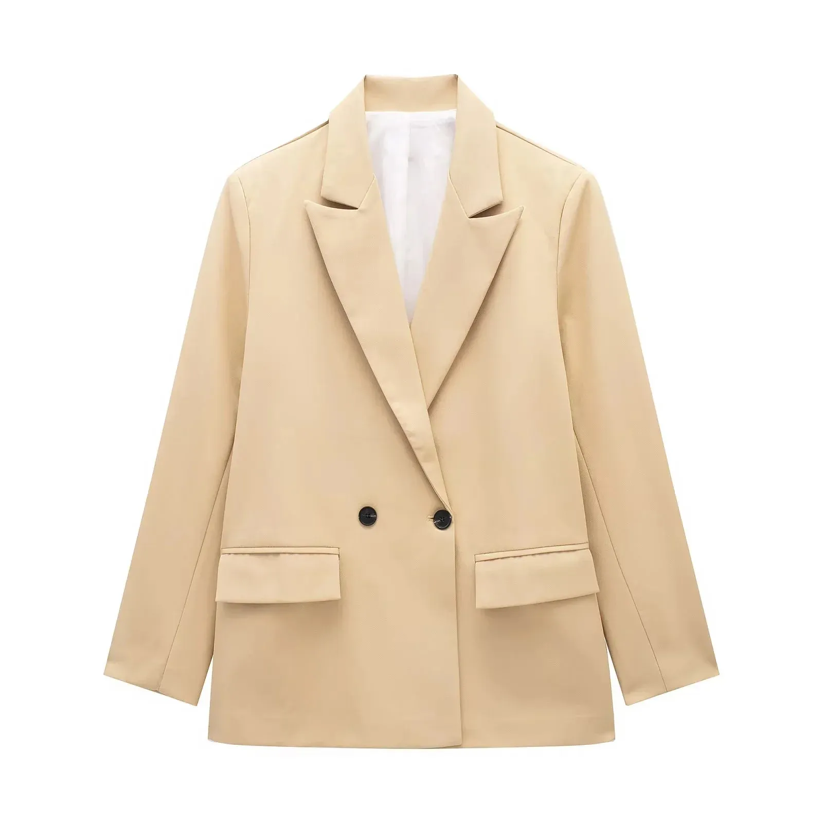Harper Double-Breasted Suit Jacket  Chic Office Wear & Smart Casual Style Blazer