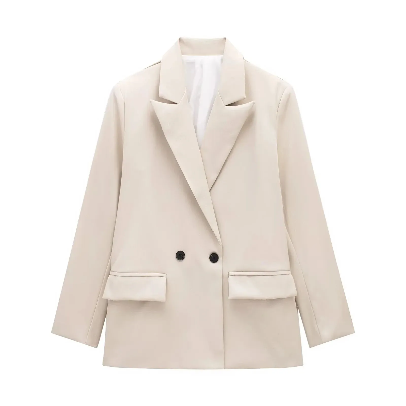 Harper Double-Breasted Suit Jacket  Chic Office Wear & Smart Casual Style Blazer