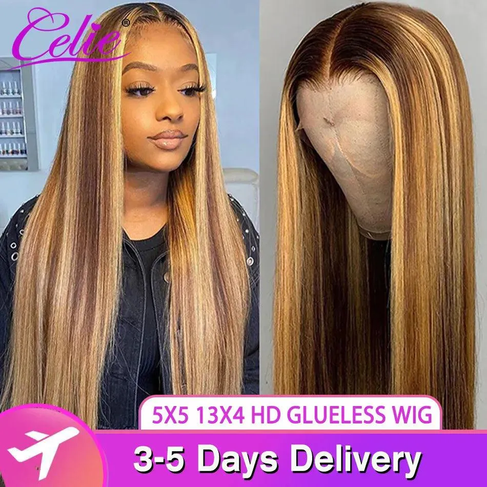 Honey Blond Brazilian Remy Lace Wig – Natural Look & Luxurious Comfort