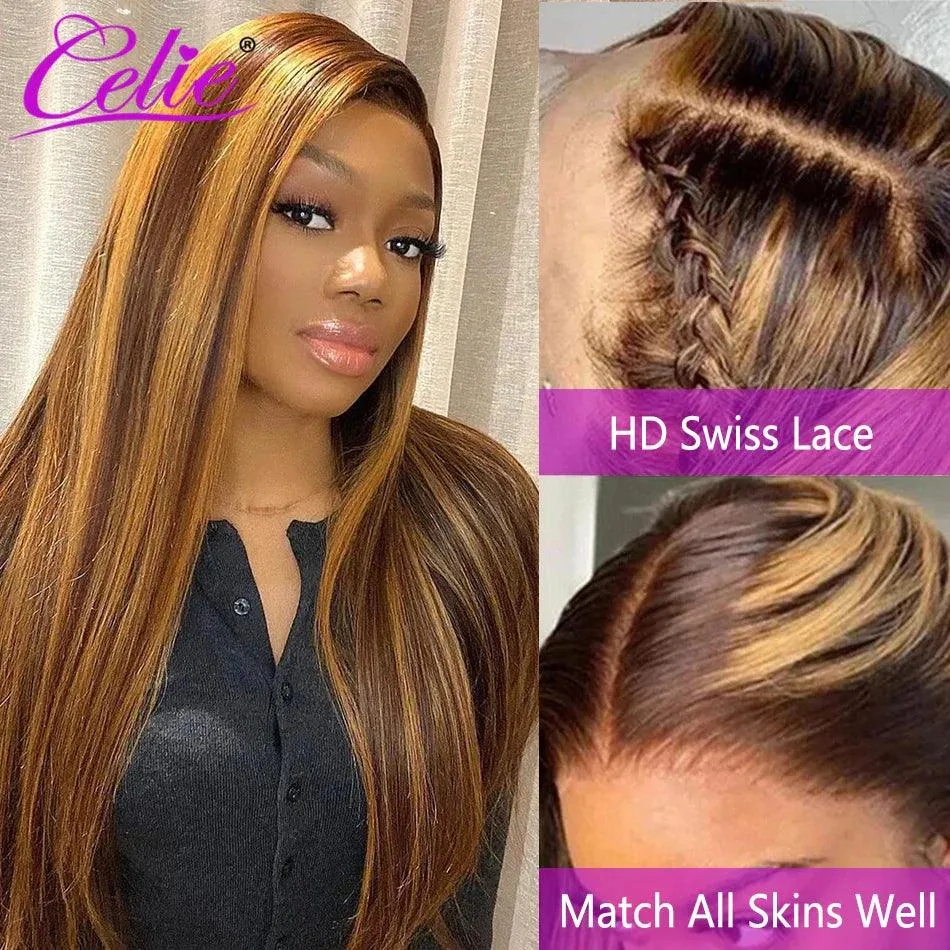 Honey Blond Brazilian Remy Lace Wig – Natural Look & Luxurious Comfort