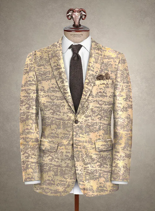 Italian Silk Golden Suit