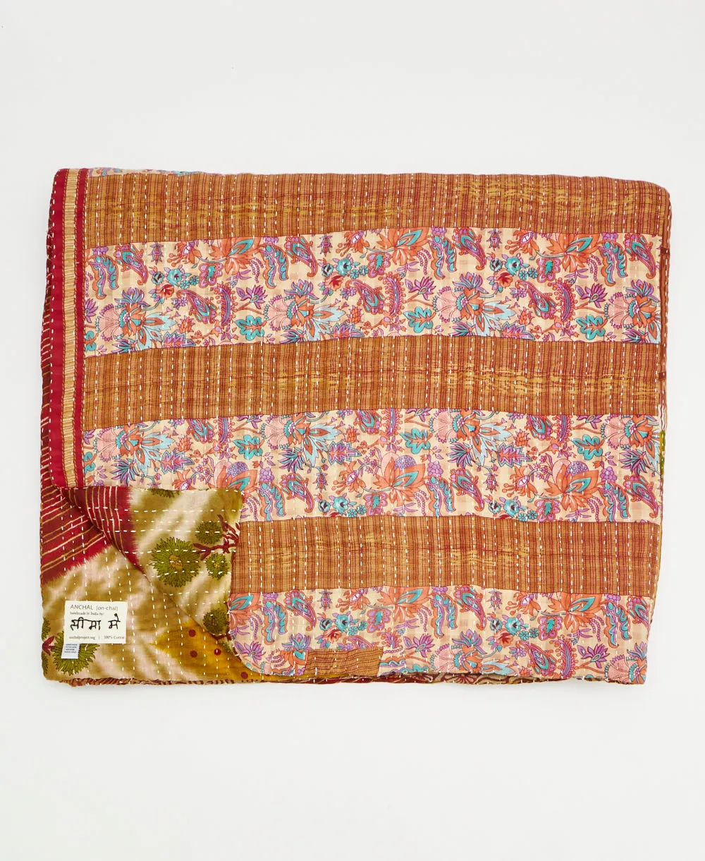King Kantha Quilt Bedding - No. 240206