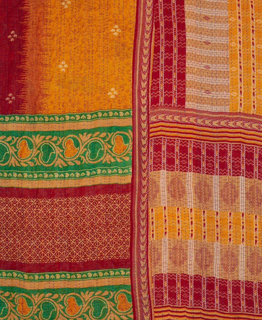 King Kantha Quilt Bedding - No. 240517