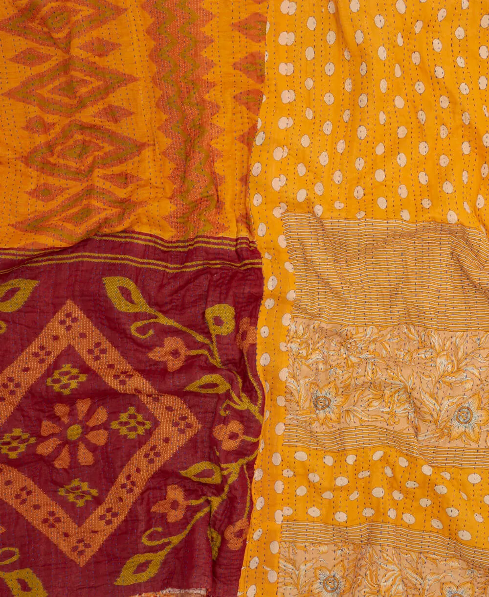 King Kantha Quilt Bedding - No. 240517