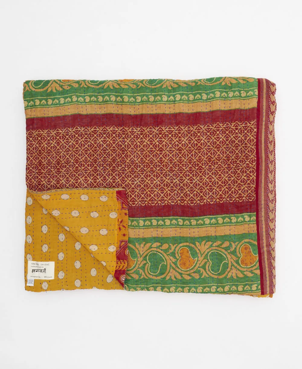 King Kantha Quilt Bedding - No. 240517