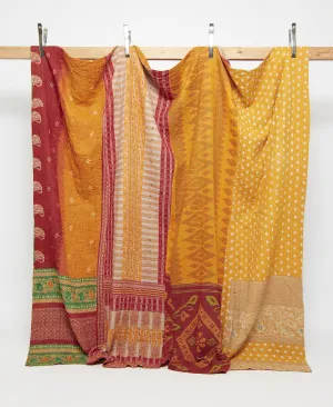 King Kantha Quilt Bedding - No. 240517