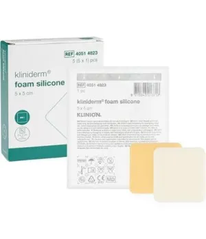 Kliniderm Foam Silicone Dressing 5cm x 5cm x 5