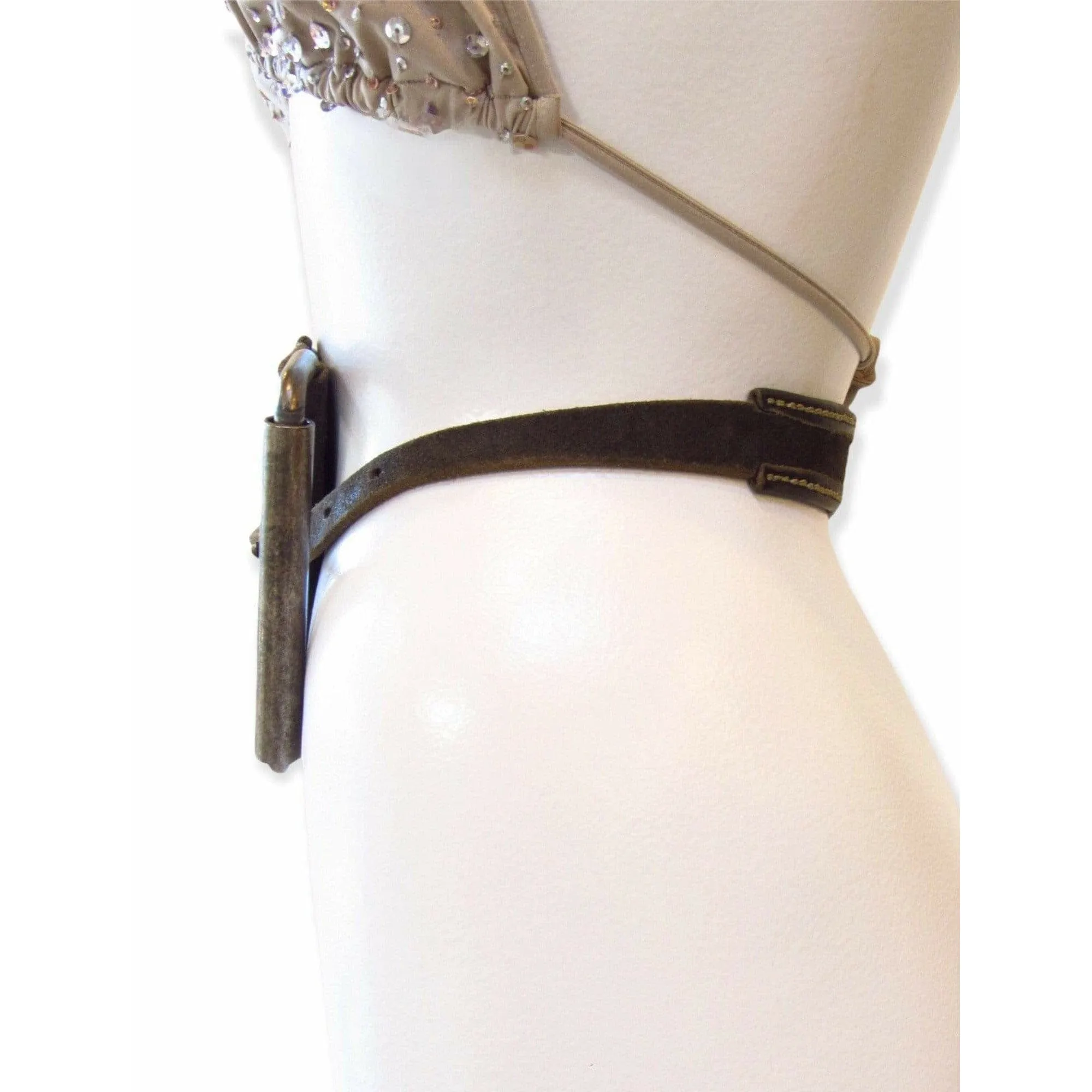 Maison Martin Margiela Asymmetrical Saddle Leather Belt