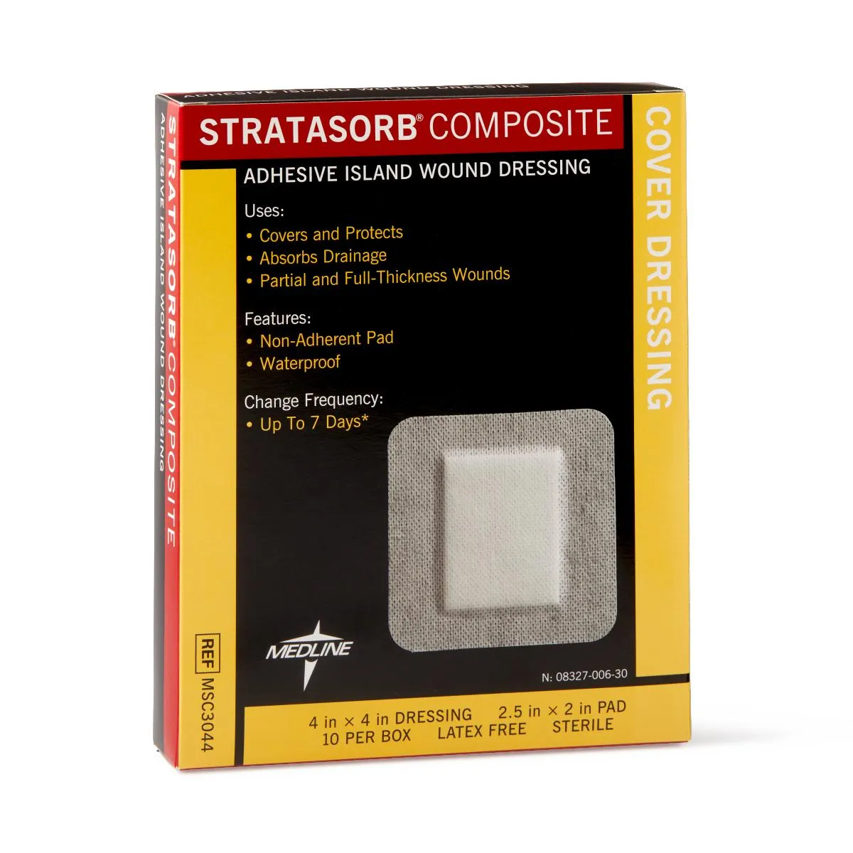Medline Stratasorb Waterproof Adhesive Island Wound Dressings
