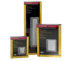 Medline Stratasorb Waterproof Adhesive Island Wound Dressings