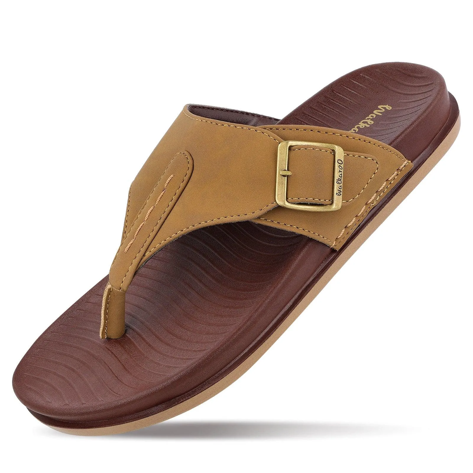 Men's Daily Wear Comfort Sandals - WE1024 Yellowish Tan