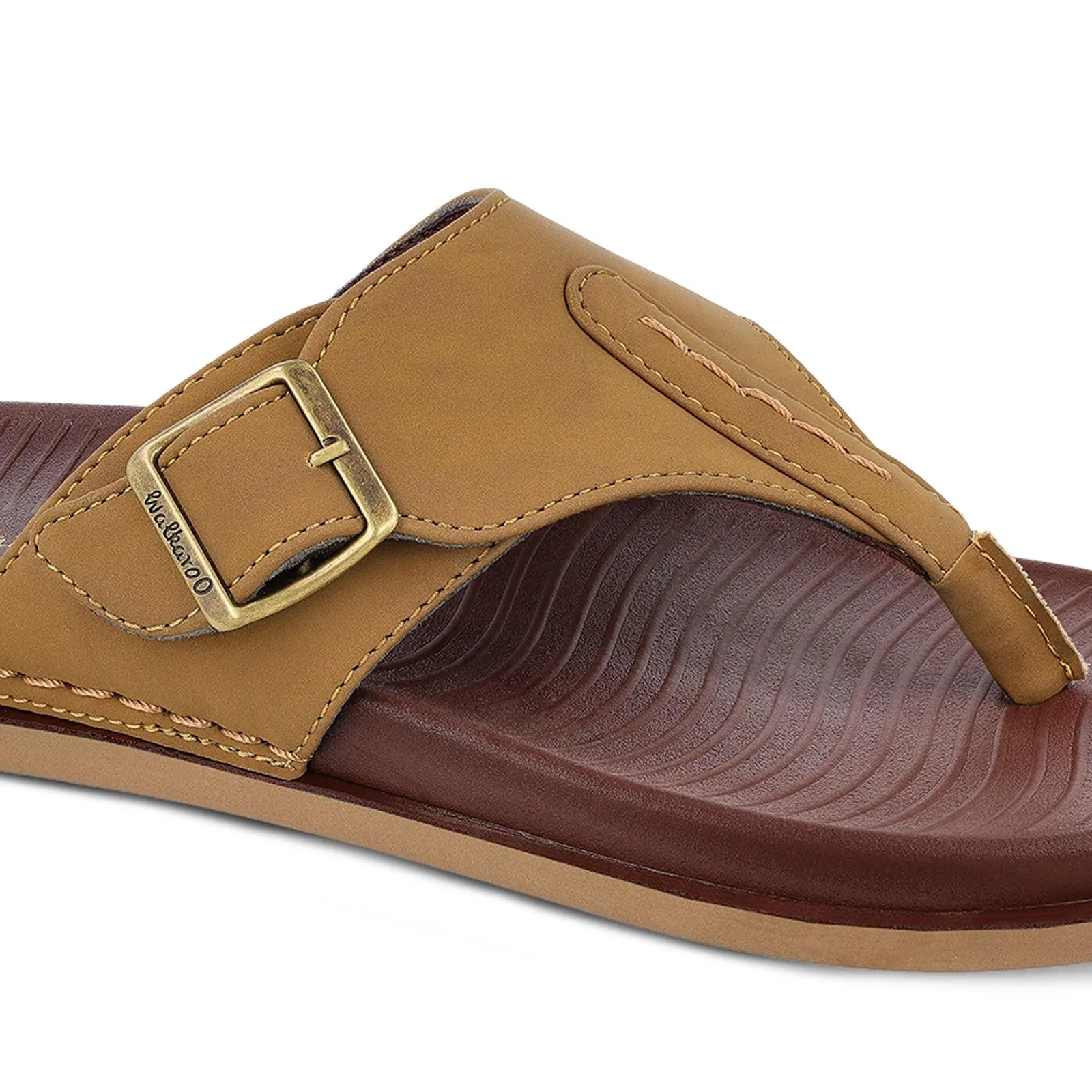 Men's Daily Wear Comfort Sandals - WE1024 Yellowish Tan