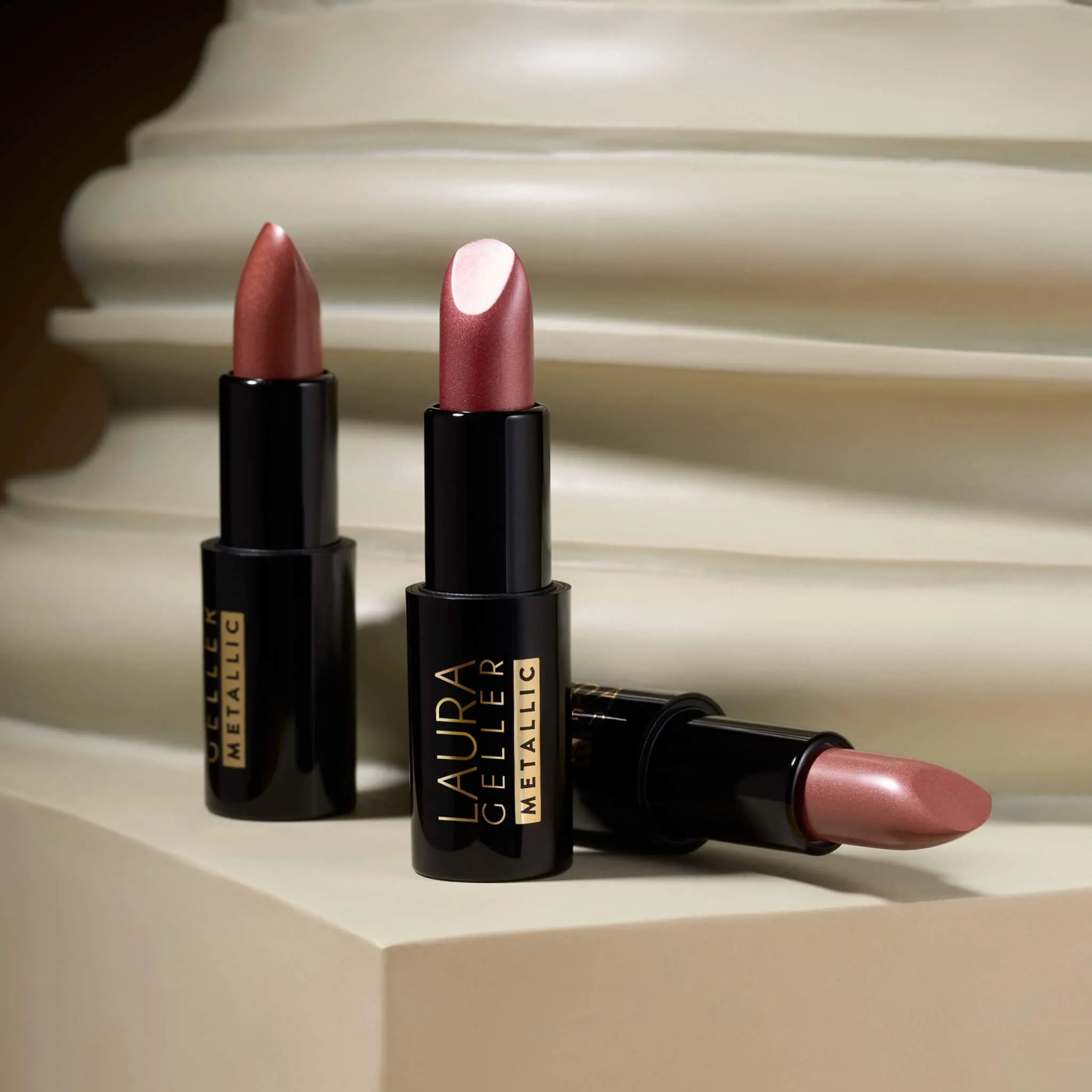 Modern Classic Metallic Lipstick Trio