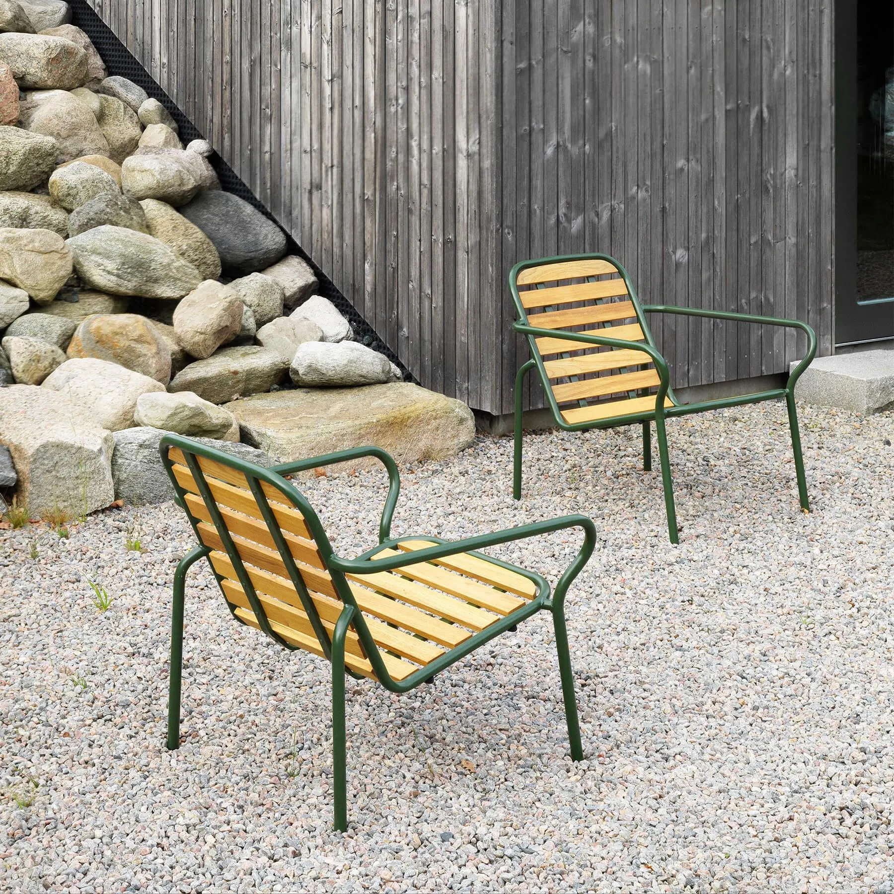 Normann Copenhagen Vig Wooden Garden Lounge Chair